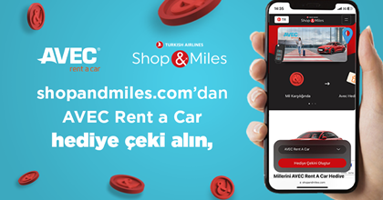 Millerini AVEC Hediye Çekine Dönüştür Shop&Miles Avantajı
